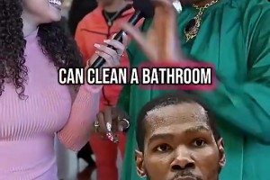 😯洗浴缸还是？杜兰特妈妈曾爆猛料：KD其实很会打扫浴室🛁